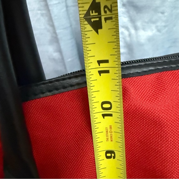 Walt Disney World Mickey Mouse 1971 Red Black Duffle‎ Tote Gym Travel Bag - Picture 9 of 15